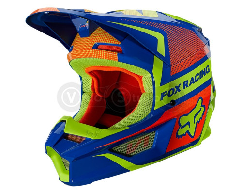 Мотошолом FOX V1 Oktiv Mips Helmet Blue XS (52-54 см)