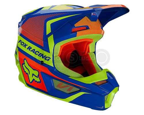 Мотошолом FOX V1 Oktiv Mips Helmet Blue XS (52-54 см)