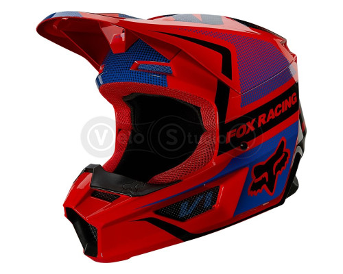 Мотошолом FOX V1 Oktiv Mips Helmet Flo Red L (59-60 см)