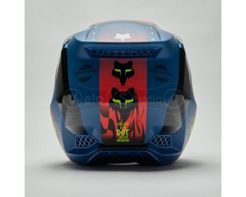 Мотошлем FOX V3 RS Mavlr Helmet Dusty Blue L (59-60 см)