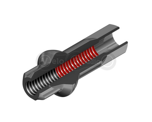 Ниппель DT Swiss Squorx Pro 2.0 мм 15 мм черный - 100 шт