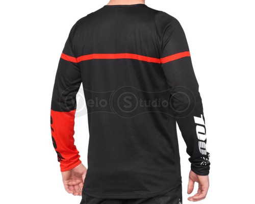 Джерсі Ride 100% R-CORE Jersey Black Red розмір M