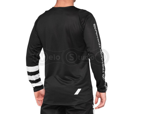 Джерси Ride 100% R-CORE Jersey Black White размер L