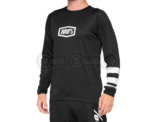 Джерси Ride 100% R-CORE Jersey Black White размер L