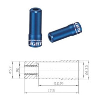 Концевик Alligator рубашки переключения синий