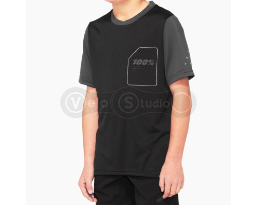 Вело джерси Ride 100% Ridecamp Charcoal Black размер M