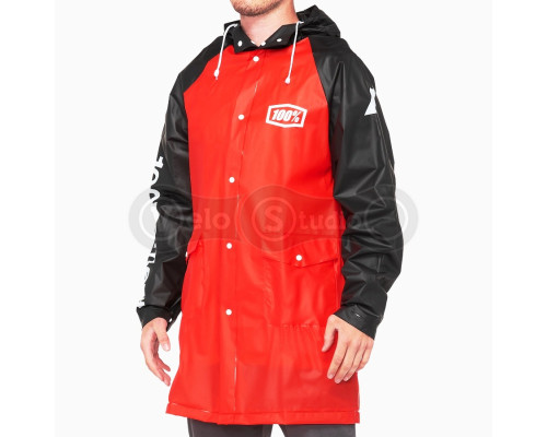 Вело куртка - дождевик Ride 100% Torrent Raincoat Red размер L