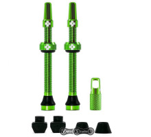 Безкамерний ніпель MUC-OFF Tubeless 60 мм Green - 2 штуки