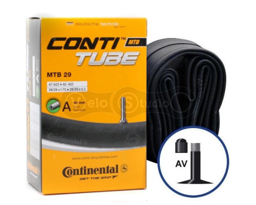 Камера Continental MTB 29x1.75-2.5 AV 40 мм