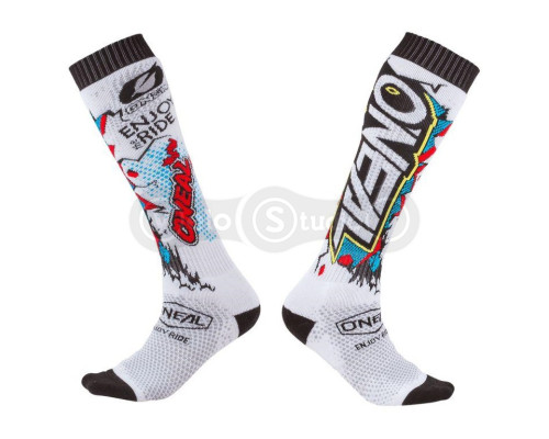 Шкарпетки O`Neal Pro MX Sock Villain White (One Size)