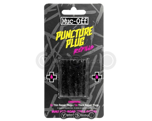 Стержни Muc-Off Puncture Plugs Refill Pack 10 шт для ремонта бескамерных покрышек