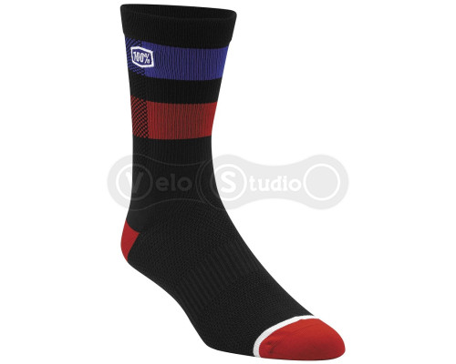 Вело носки Ride 100% Flow Performance Black L/XL (42-46 размер)