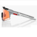 Велосипедные очки Ride 100% Speedcraft - Soft Tact Stone Grey - HiPER Coral Lens