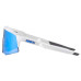 Велосипедные очки Ride 100% SpeedCraft SL - Matte White - HiPER Blue Multilayer Mirror + Clear