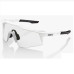Велосипедные очки Ride 100% SpeedCraft SL - Matte White - HiPER Silver Mirror + Clear