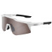 Велосипедные очки Ride 100% SpeedCraft SL - Matte White - HiPER Silver Mirror + Clear