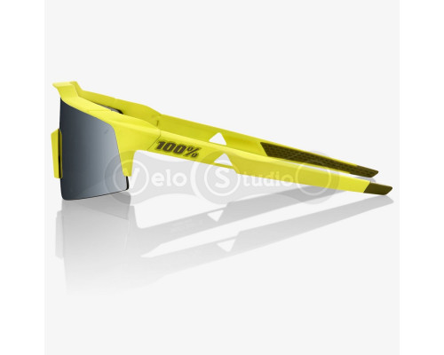 Велосипедные очки Ride 100% SpeedCraft SL - Soft Tact Banana - Black Mirror Lens + Clear