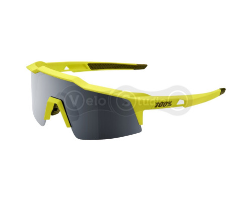 Велосипедные очки Ride 100% SpeedCraft SL - Soft Tact Banana - Black Mirror Lens + Clear