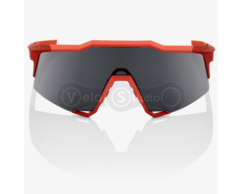 Велосипедные очки Ride 100% Speedcraft - Soft Tact Coral - Black Mirror Lens + Clear