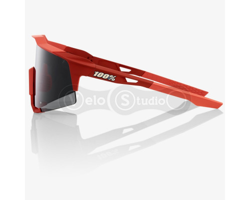Велосипедные очки Ride 100% Speedcraft - Soft Tact Coral - Black Mirror Lens + Clear