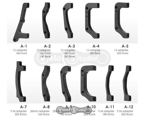 Передний адаптер (переходник) Tektro A-10 с болтами