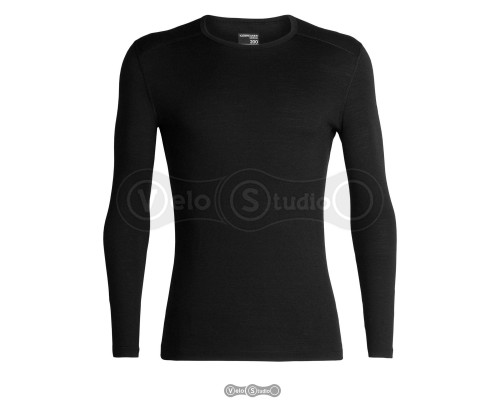 Термофутболка Icebreaker 200 Oasis LS Crewe Black M