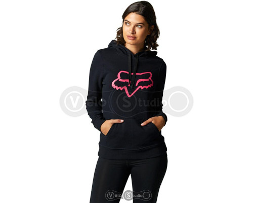 Толстовка FOX Boundary Pullover Fleece женская Black/Pink размер S