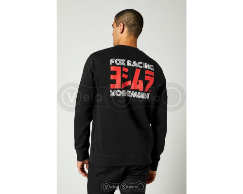 Толстовка FOX Yoshimura Crew Fleece Black размер L