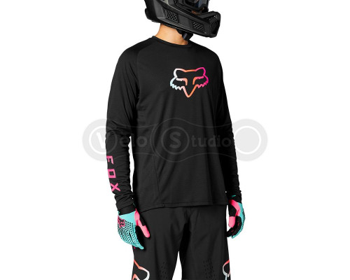 Вело джерсі FOX Defend LS Jersey Black розмір L