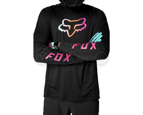 Вело джерсі FOX Defend LS Jersey Black розмір L