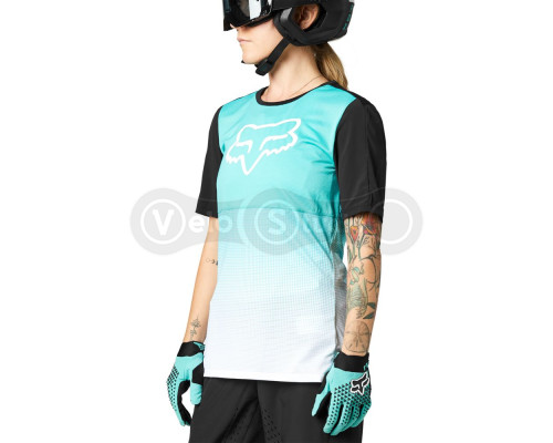 Вело джерси FOX Flexair Womens Jersey Teal размер L