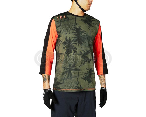 Вело джерсі FOX Ranger DR 3/4 Jersey Olive Green розмір L