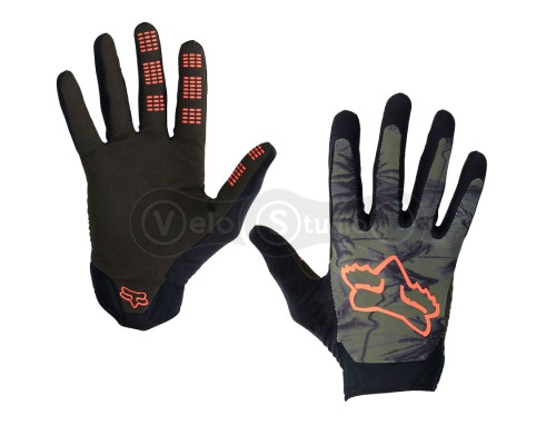 Вело перчатки Fox Flexair Ascent Olive Green размер L