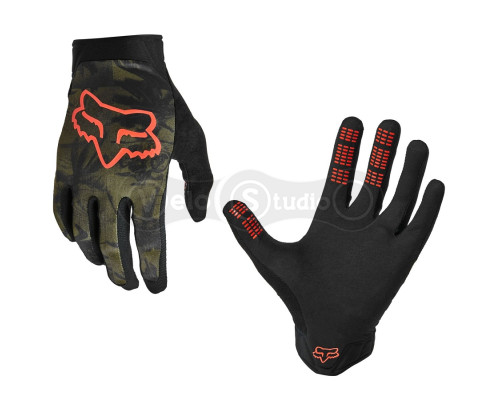 Вело перчатки Fox Flexair Ascent Olive Green размер L