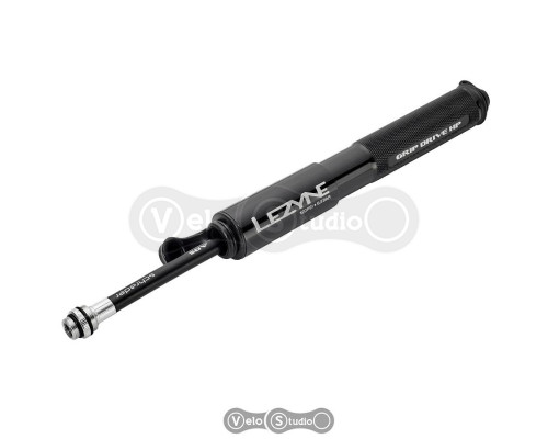 Ручний насос Lezyne Grip Drive HP-120 psi S-186 мм чорний
