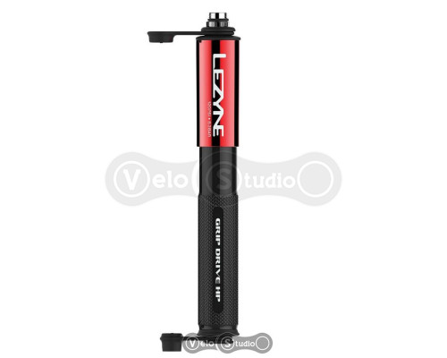 Ручной насос Lezyne Grip Drive HP-120 psi S-186 мм красный