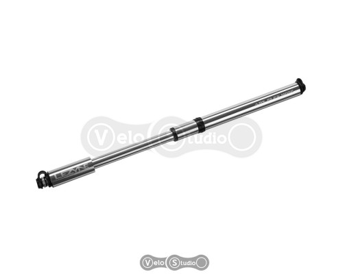 Велонасос Lezyne Lite Drive 160 psi M-216 мм срібло