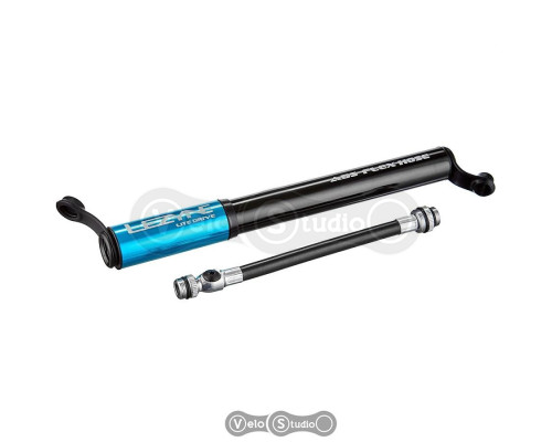 Велонасос Lezyne Lite Drive 160 psi S-180 мм синій