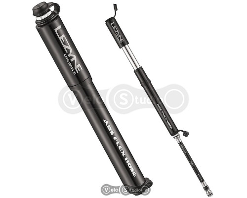 Велонасос Lezyne Lite Drive 160 psi S-180 мм чорний