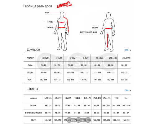 Комплект LEATT Ride Kit 3.5 Black размер 28