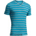 Термофутболка Icebreaker BF 150 Anatomica SS V stripe alpine/metro L