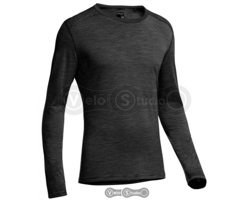 Термофутболка Icebreaker BF 200 Oasis LS Crewe Men black/snow S