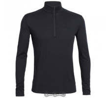 Термофутболка Icebreaker BF 200 Oasis LS Half Zip Men black S