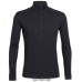 Термофутболка Icebreaker BF 200 Oasis LS Half Zip Men black S