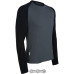 Термофутболка Icebreaker BF 260 LS Crewe Men charcoal/black L