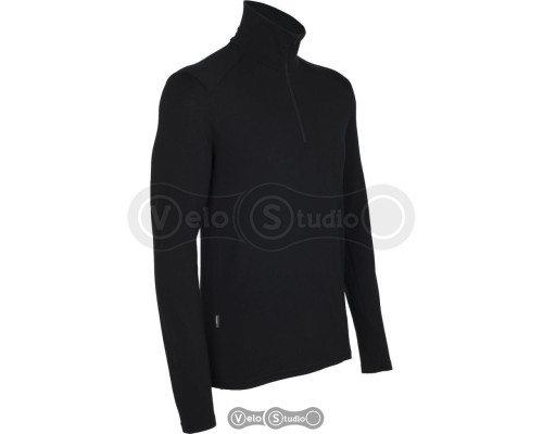 Термофутболка Icebreaker BF 260 Tech LS Half Zip Men black S