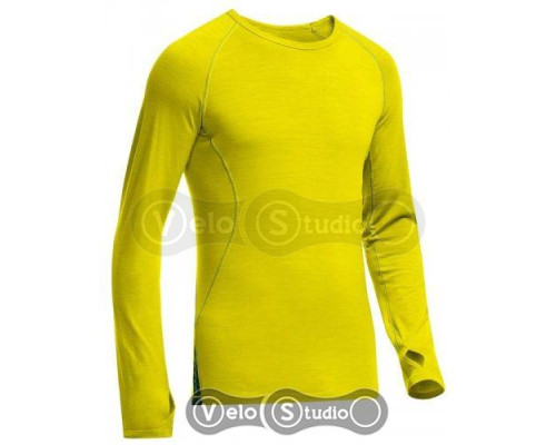 Термофутболка Icebreaker Sprint LS Crewe MEN charteuse/pine L