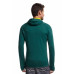 Термокофта Icebreaker Atom LS Zip Hood pine/chartreuse/white L