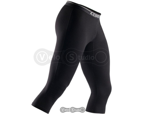 Термоштаны Icebreaker 3/4 BF 200 Oasis Leggings Men black S