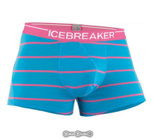 Термотруси Icebreaker BF 150 Anatomica Boxer Stripe aegean/shocking S